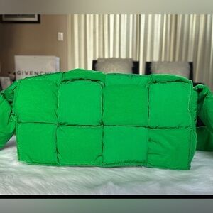 Bottega Veneta Medium Padded Tech Cassette nylon cross-body bag.